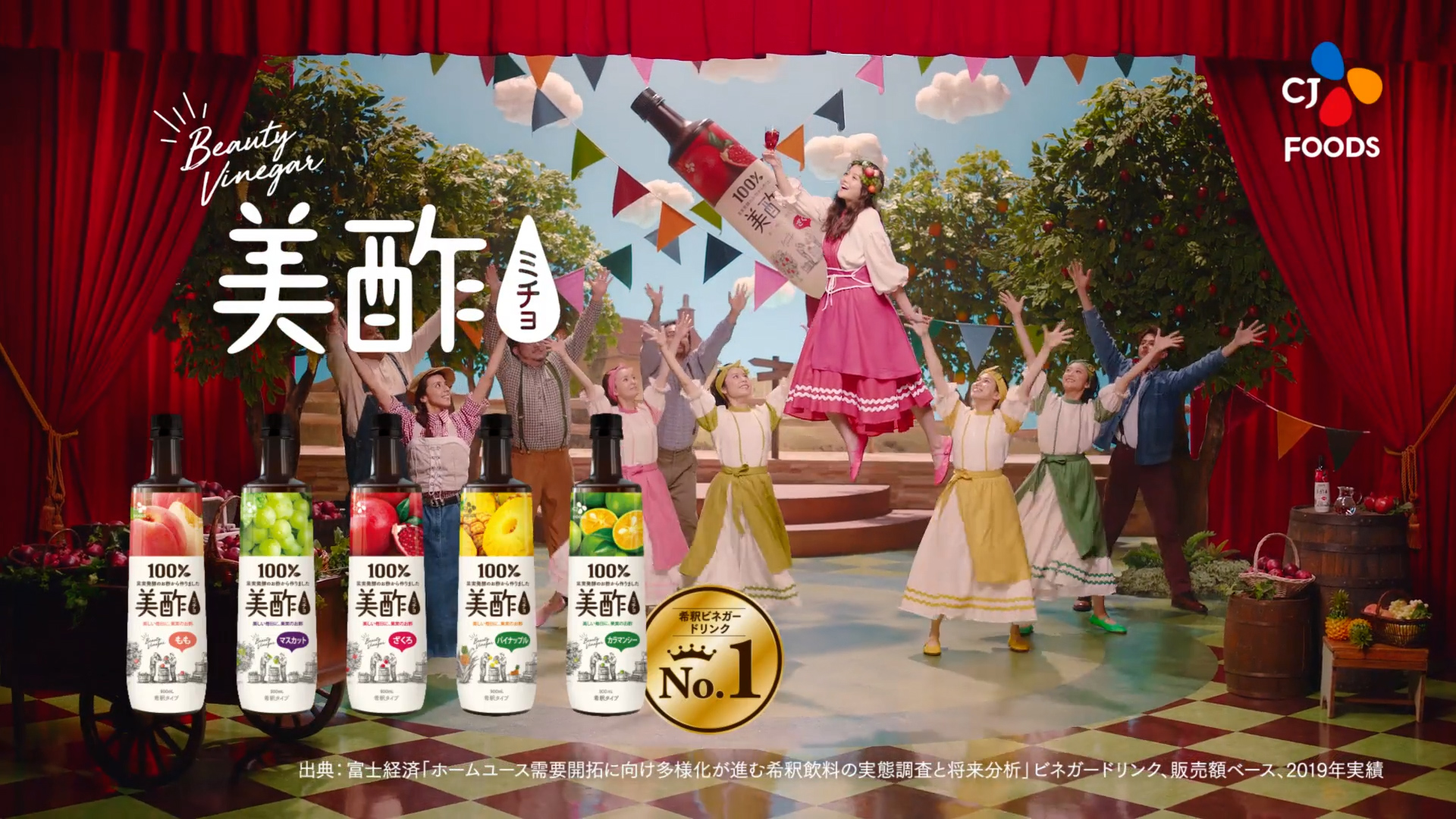 美酢｜「ビューティーチャージ 希釈篇・ゼリー篇」 TVCM | WORKS