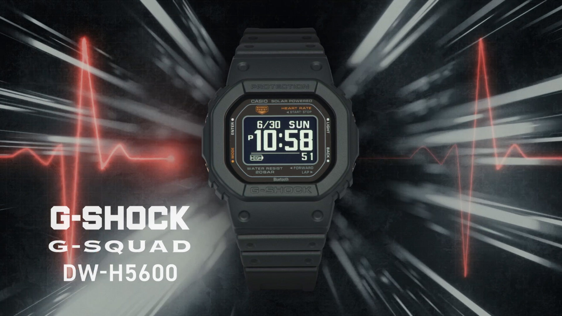 G-SHOCK デジタル腕時計 ハートレートモニター 【公式通販】
